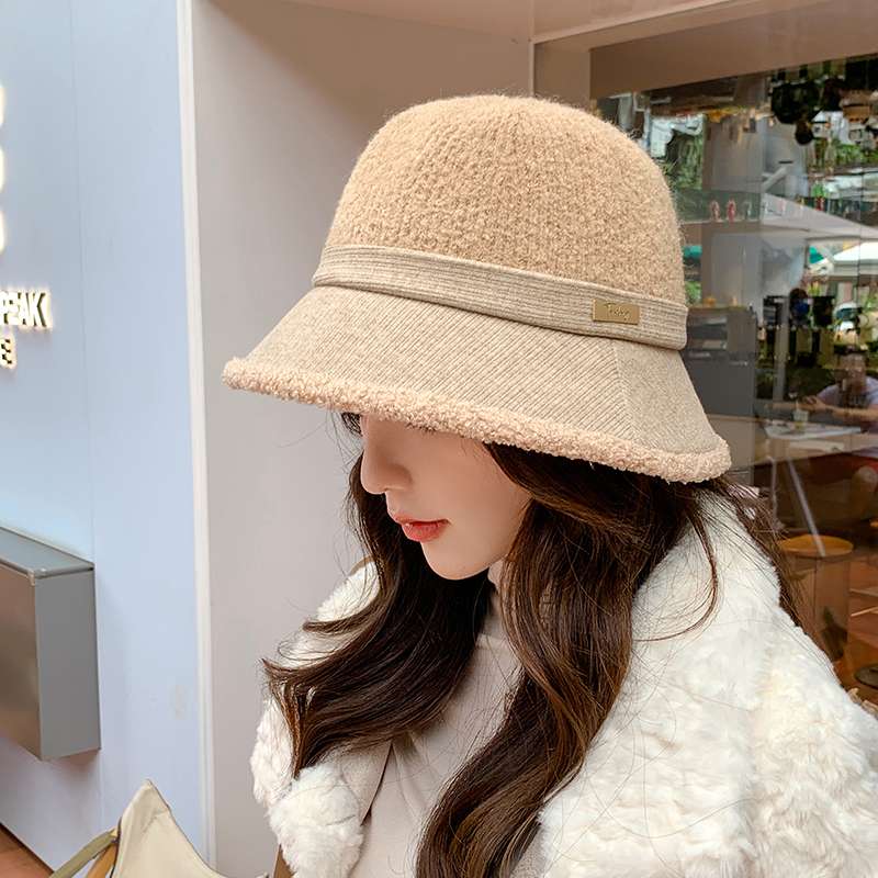 モコモコ暖か ふわもこバケットバケットハット