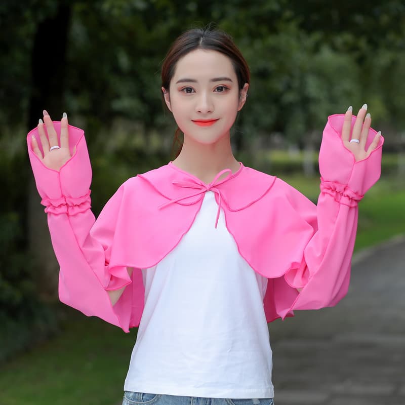 優美な花付きつば広サンシールドバケットハット