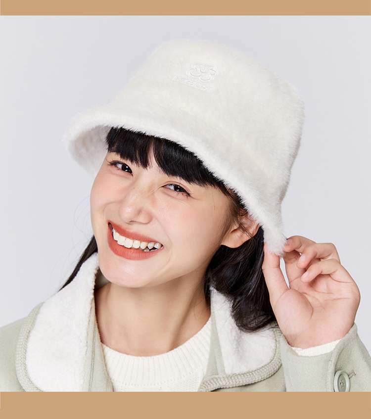ふわもこ あったか バケットバケットハット