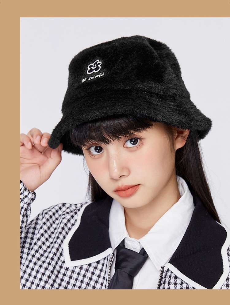 ふわもこ あったか バケットバケットハット