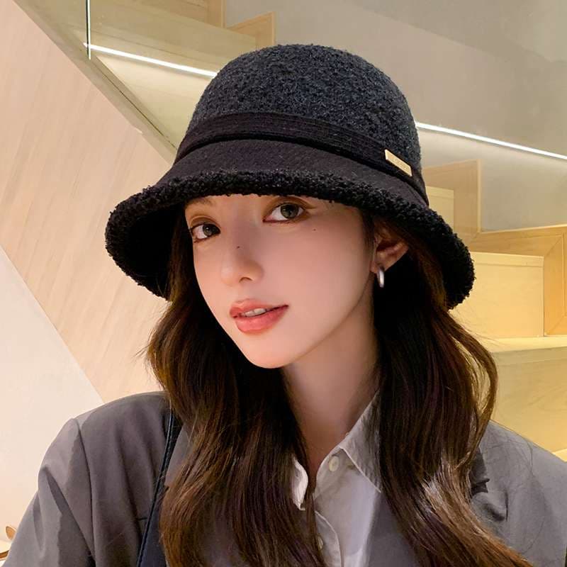 モコモコ暖か ふわもこバケットバケットハット