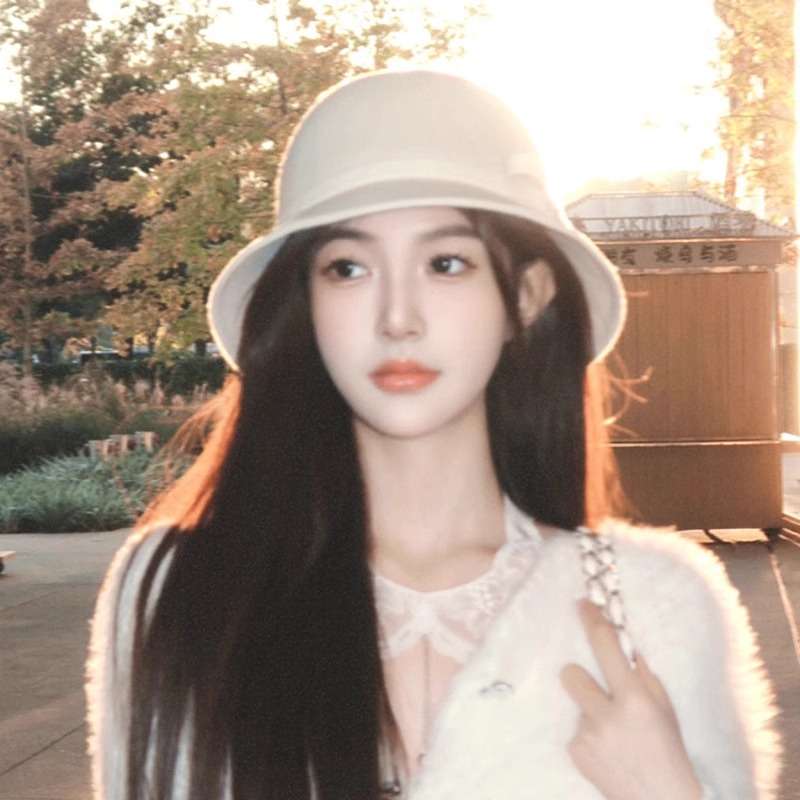 優美なリボン付きバケットバケットハット
