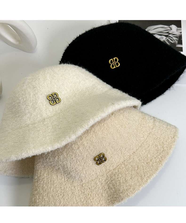 もこもこバケットバケットハット