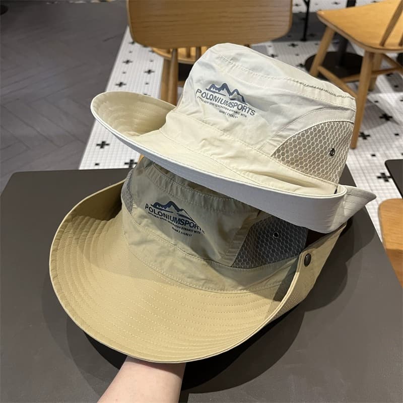 メッシュ通気性カウボーイバケットハット