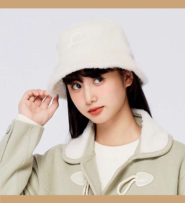 ふわもこ あったか バケットバケットハット