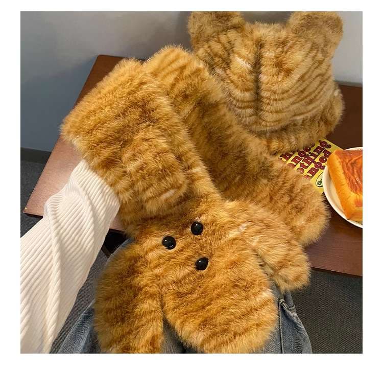 もこもこうさぎさんバケットバケットハット